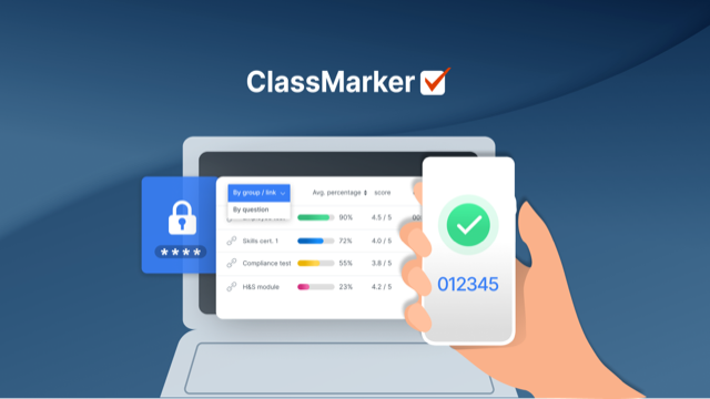 ClassMarker's tweet image. Need a Secure Quiz Maker. #ClassMarker provides 2-Step Verification to better protect your organizations data. #quizmaker