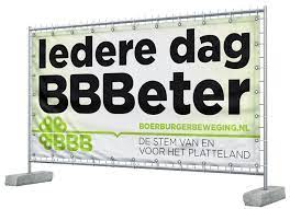 Bij de Jumbo kun je ook best verkiezingsleuzen halen, dacht BBB.