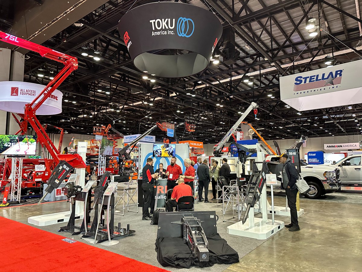 LtdToku's tweet photo. Thank you to all the visitors who stopped by TOKU AMERICA booth at ARA show! Your interest and enthusiasm for our products made this event a huge success. We appreciate your support and can't wait to work with you in the future. #TOKU #TAI #STRIKER #ARAshow #HydraulicBreakers https://t.co/slbvw4UJcT