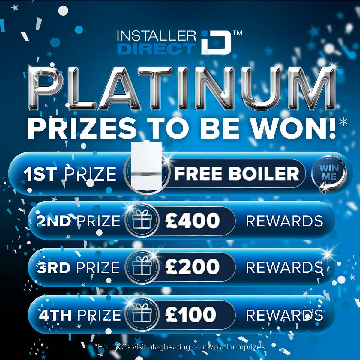 atagheating's tweet photo. LAST CHANCE❗
Either WIN the FULL VALUE of your boiler purchase in Installer Direct reward points £££, making your next boiler purchase absolutely FREE*.... or, win a lump sum £££ of Installer Direct rewards points to claim off your next purchase!

*T&amp;Cs: https://t.co/IyfScD99Sg https://t.co/yuPGrqQlOi