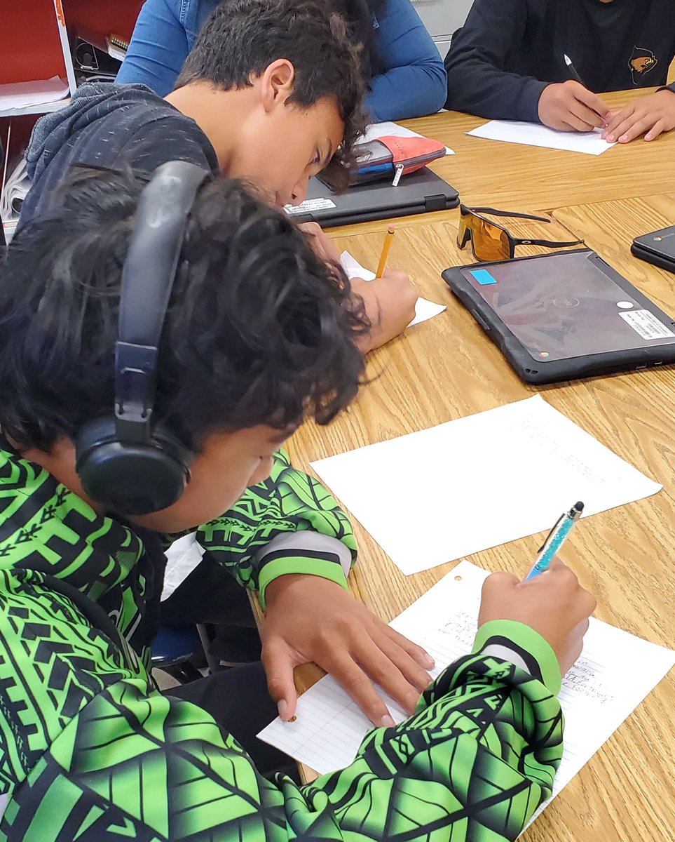 EducatorsUSA's tweet photo. These students at Ke Kula ‘O ‘Ehunuikaimalino, a Hawaiian Immersion school in Kailua-Kona are responding to their new pen pals from Bug-O-Nay-Ge-Shig School on the Leech Lake Indian Reservation in Minnesota. Our hope by connecting these cohorts through the Building Cultural Bridges Program is for students and teachers to learn new ways to preserve and share their culture, language, and customs for generations to come.

#edchat #BuildingCulturalBridges