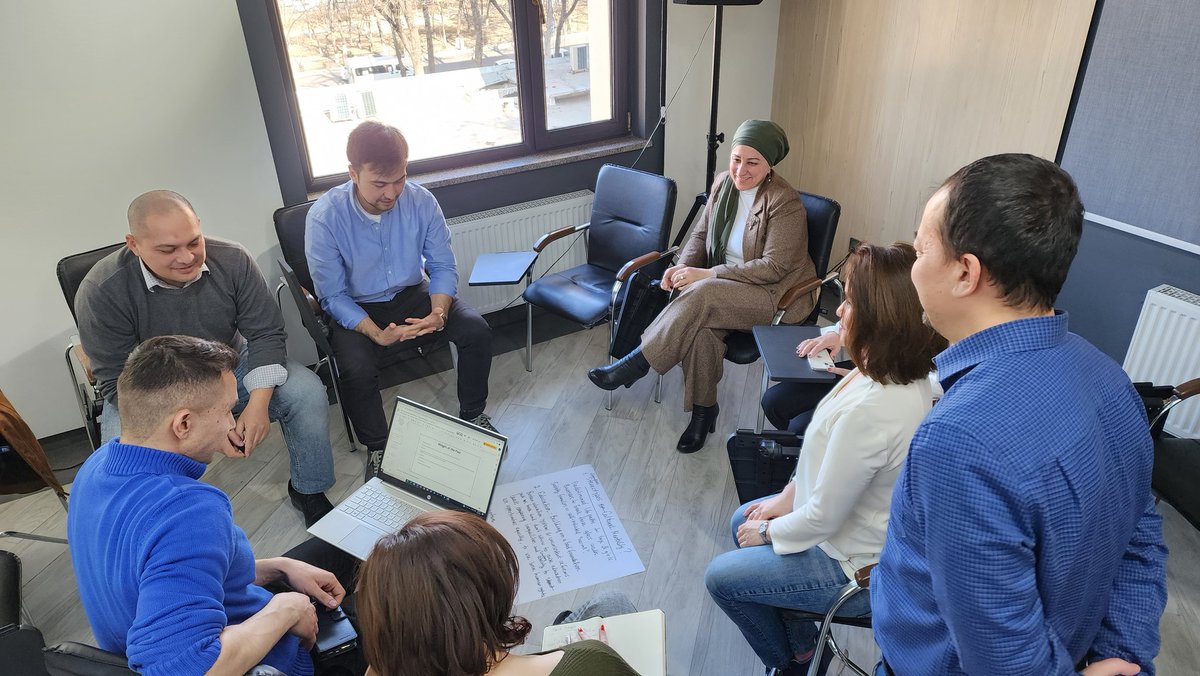mtilavov's tweet photo. @UNDP_Uzbekistan @UNDPAccLabs is supporting the development of a new country office gender strategy by generating inputs from colleagues through a participatory foresight approach. 
Yes, strategy development can be fun! 
With @aloha_futures @TurkmenovaM @FAhmatiy https://t.co/xYDOrtDNNy