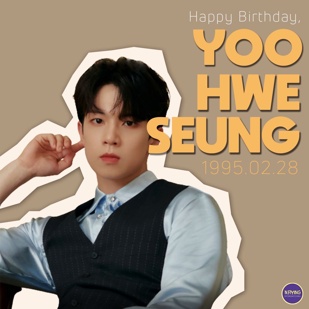 NFlyingIntl's tweet photo. Happy birthday, Yoo Hweseung🎤
We wish you can achieve everything you want and work hard for in your life!

#HappyHweseungDay #너를위한_봄이온대_회승아
#YooHweseung #유회승
#NFlying #엔플라잉 https://t.co/xf5EKM6fUt