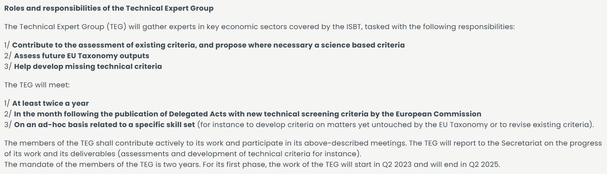 SriEvent's tweet photo. #SriAgenda today - #Feb28
#Call4Experts
deadline π to apply to serve as Member of the #TEG of the Independent Science-Based Taxonomy #ISBT
https://t.co/vY0CVtMXNf
#ISBTaxonomy #sustainablefinance #esg #climateemergency #greenfinance #responsibleinvestment @andytuit https://t.co/2fVr8YHX3n