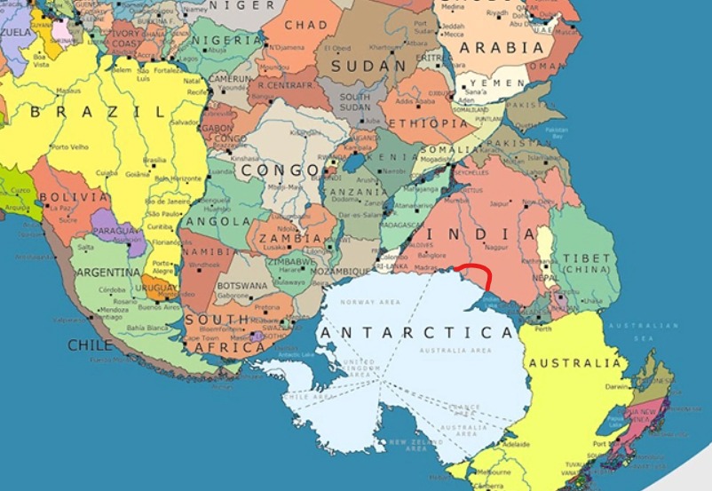 sisupalagarha's tweet photo. About 125 million years ago, Odisha was near Antarctica

On the geological time scale that's actually very recent. 

If the age of the Earth is condensed to one year then this was just 10 days ago. https://t.co/pUCL3hQGkv