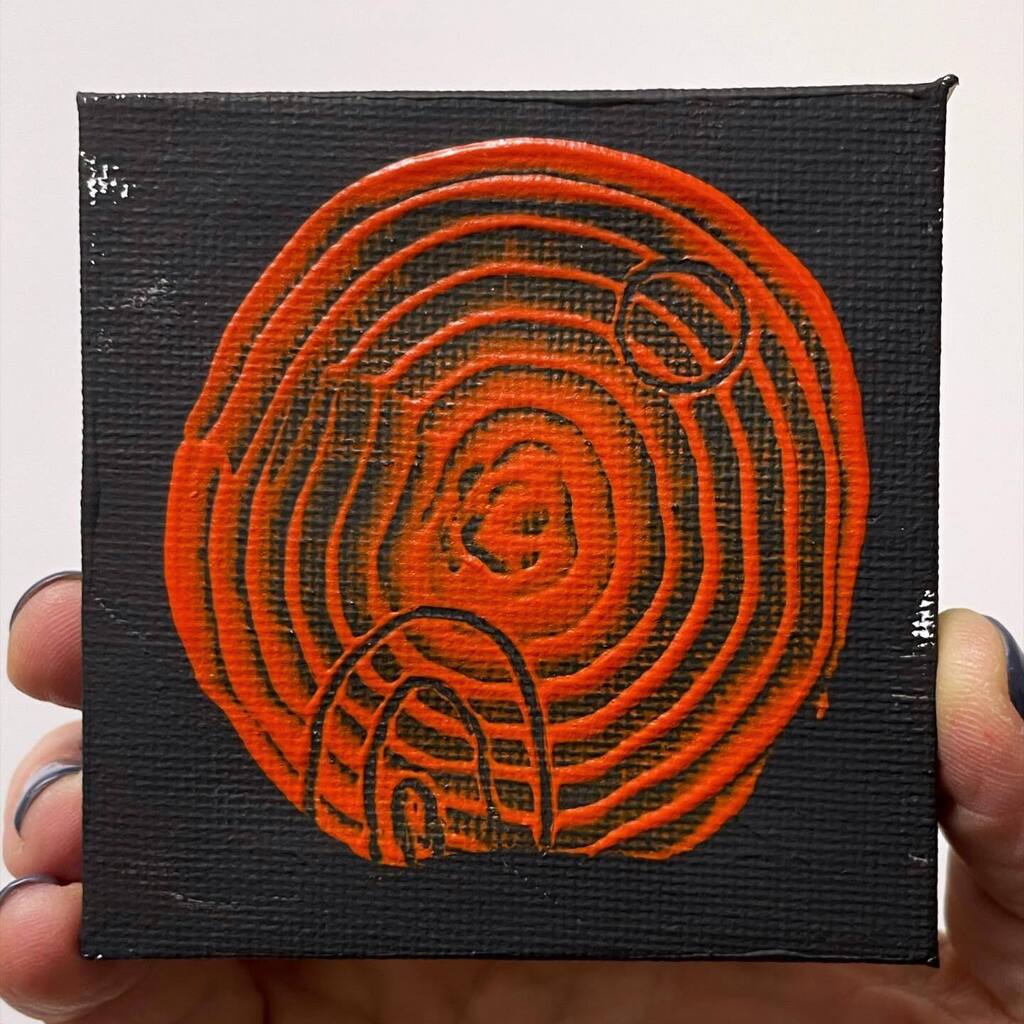 UpsideUp's tweet photo. This portal leads straight to the root of things
#100tinyportals
.
.
.
.
.
#gettotheroot #rootcause #askwhy #abstractart #abstractpainting #abstractpainter #new_and_abstract #formalism #intuitivepainting #markmaking #tinyart #nonobjectiveart #cltart #cltโฆ https://t.co/Z6UnCZdPf8 https://t.co/7FC32MMsvK