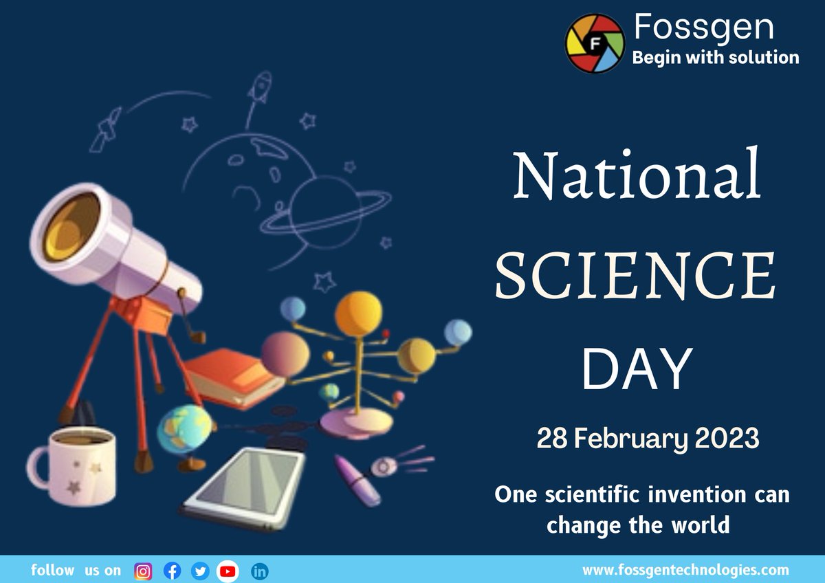 Celebrate science and knowledge on #NationalScienceDay! Explore the wonders of the world and unlock the mysteries of nature. Discover the beauty of scientific advancement and innovation. #ScienceDay #KnowledgeIsPower
#AppreciateScience  #CelebrateScience #CelebrateInnovation