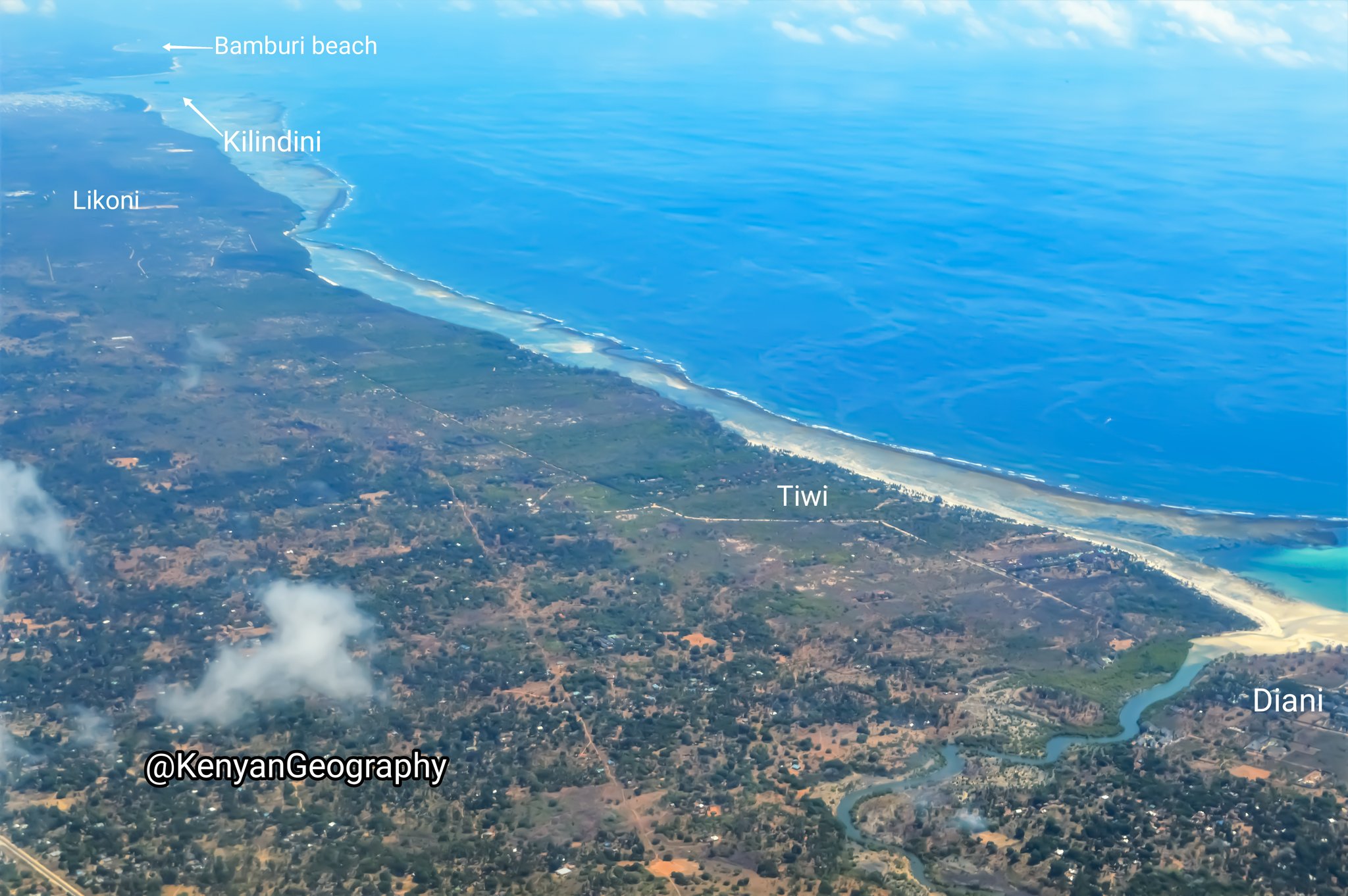 Geography of Kenya on Twitter "Kenya has a 500km+ coastline along the