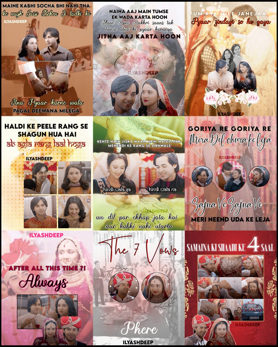 Happy Anniversary To Our Samaina 🥺🧿🤌🏻

SAMAINA KI SHAADI KE 4 SAAL