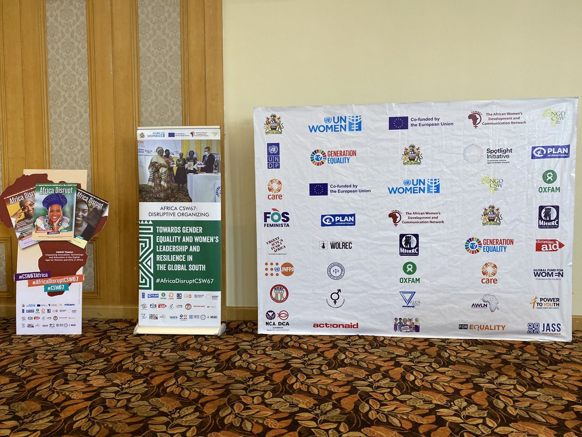 FemnetProg's tweet photo. 🌍 Day 1 of The #AfricaDisruptCSW67:
Bringing African women and girls together to not only unpack and understand the CSW convening, but to also ensure meaningful participation in negotiations ahead of #CSW67.

📍Lilongwe, Malawi 🇲🇼 https://t.co/ZLVUlDb1gD