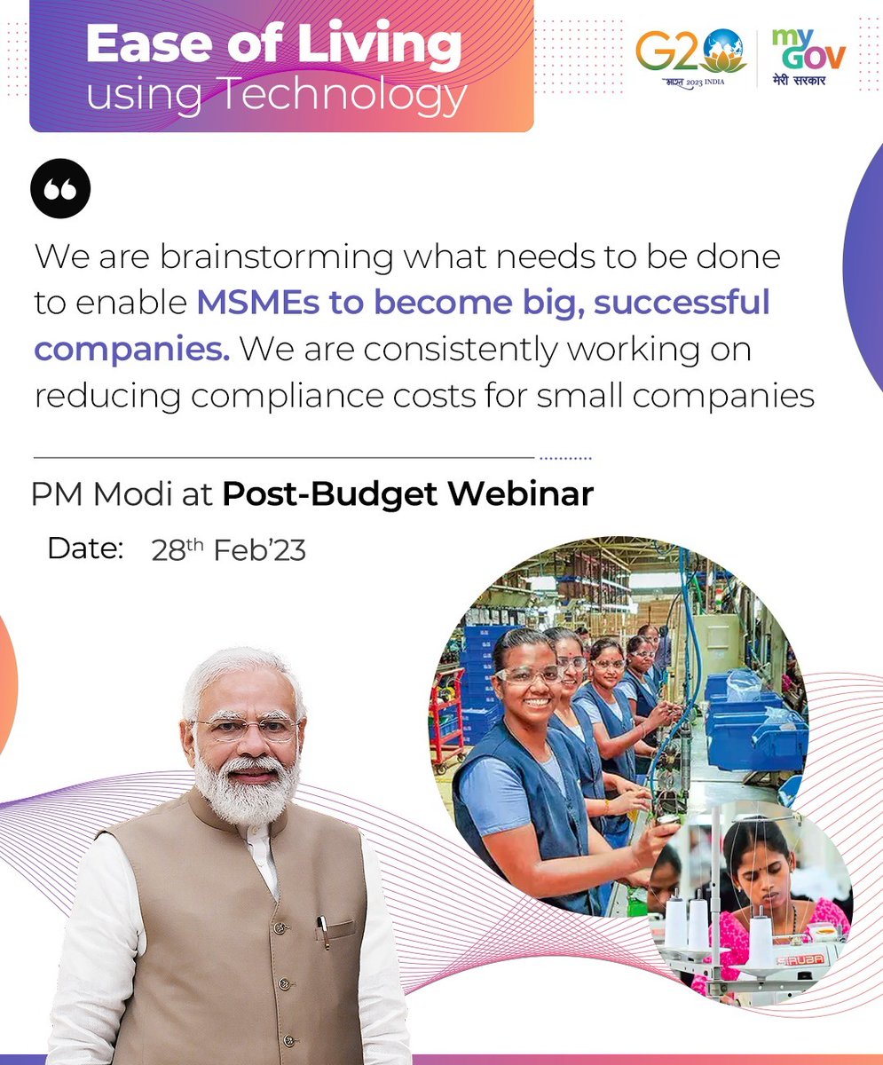 MygovTelugu's tweet image. &apos;టెక్నాలజీని ఉపయోగించి జీవించడం సులభం&apos; అనే అంశం పై బడ్జెట్ అనంతర వెబ్‌నార్‌లో ప్రధాన మంత్రి @narendramodi చేసిన ప్రసంగంలోని ముఖ్యాంశాలు ఇక్కడ ఉన్నాయి.
#Budget4Tech