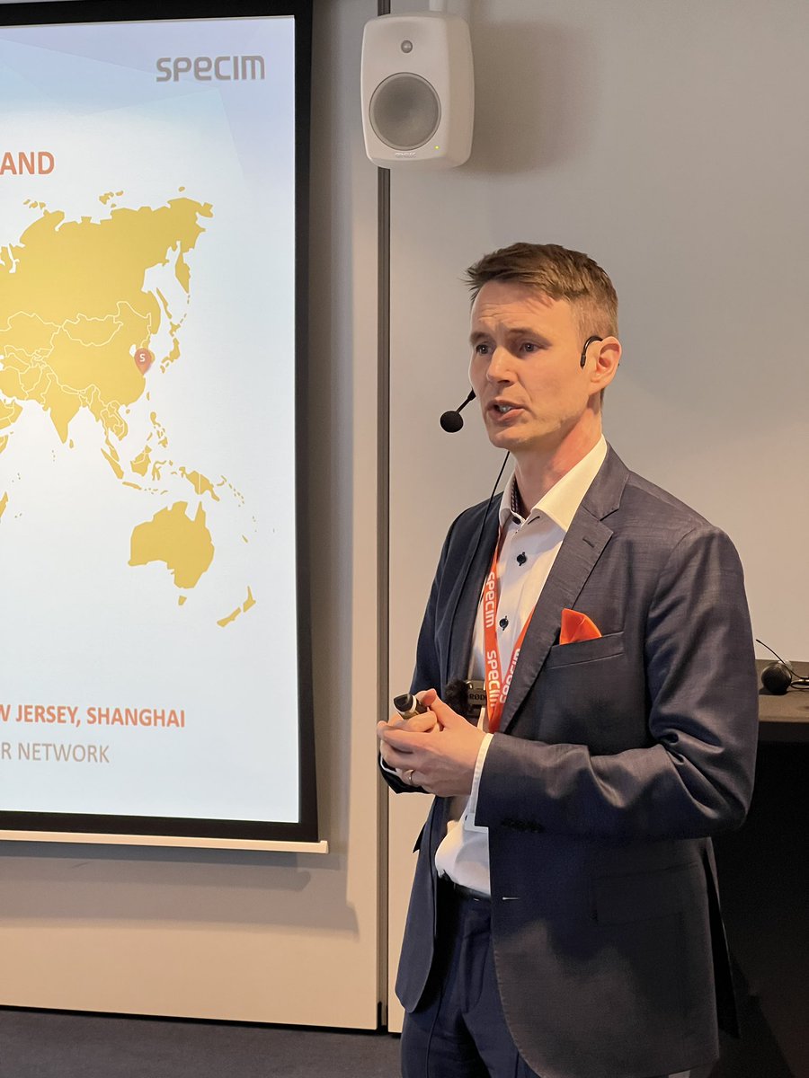 SpecimSpectral's tweet photo. What a morning! Our partner days in Oulu have started. We are happy to see so many new and old friends gathered finally together. 

#SpecimPartnerDays https://t.co/ZkMGo3Z1Ye