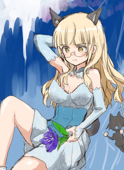 #ペリーヌ・クロステルマン生誕祭2023 #s_witch
 氷雪の女王(舞台衣装をハイデマリーと取り違え) 