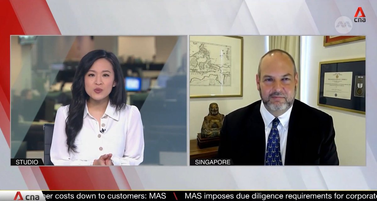 "The perception of threat (from #China) is real, and the need to deter it is also well-understood in #Washington." 

<a href="/TangAnZhu/">Drew Thompson 唐安竹</a>, VSRF <a href="/LKYSch/">Lee Kuan Yew School of Public Policy</a>, shares his thoughts with <a href="/TeresaTangCNA/">Teresa Tang</a> on the latest military exchanges between Washington &amp; #Taipei.

Watch: channelnewsasia.com/watch/us-and-t…
