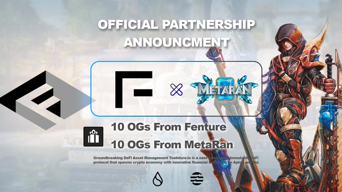 FentureFinance's tweet photo. Very honored to partner with @Meta__Ran 

🚀 10 OG from @FentureFinance &amp; 10 OG from @Meta__Ran 

1. Follow @FentureFinance &amp; @Meta__Ran 
2. Like &amp; Retweet
3. Tag 3 friends
4. Join Discord: https://t.co/6ocNeA3QKr &amp; https://t.co/7QkkczKpto

#Aptos #Sui #NFT #Defi #Aptoslaunch https://t.co/sqyEJLq08F
