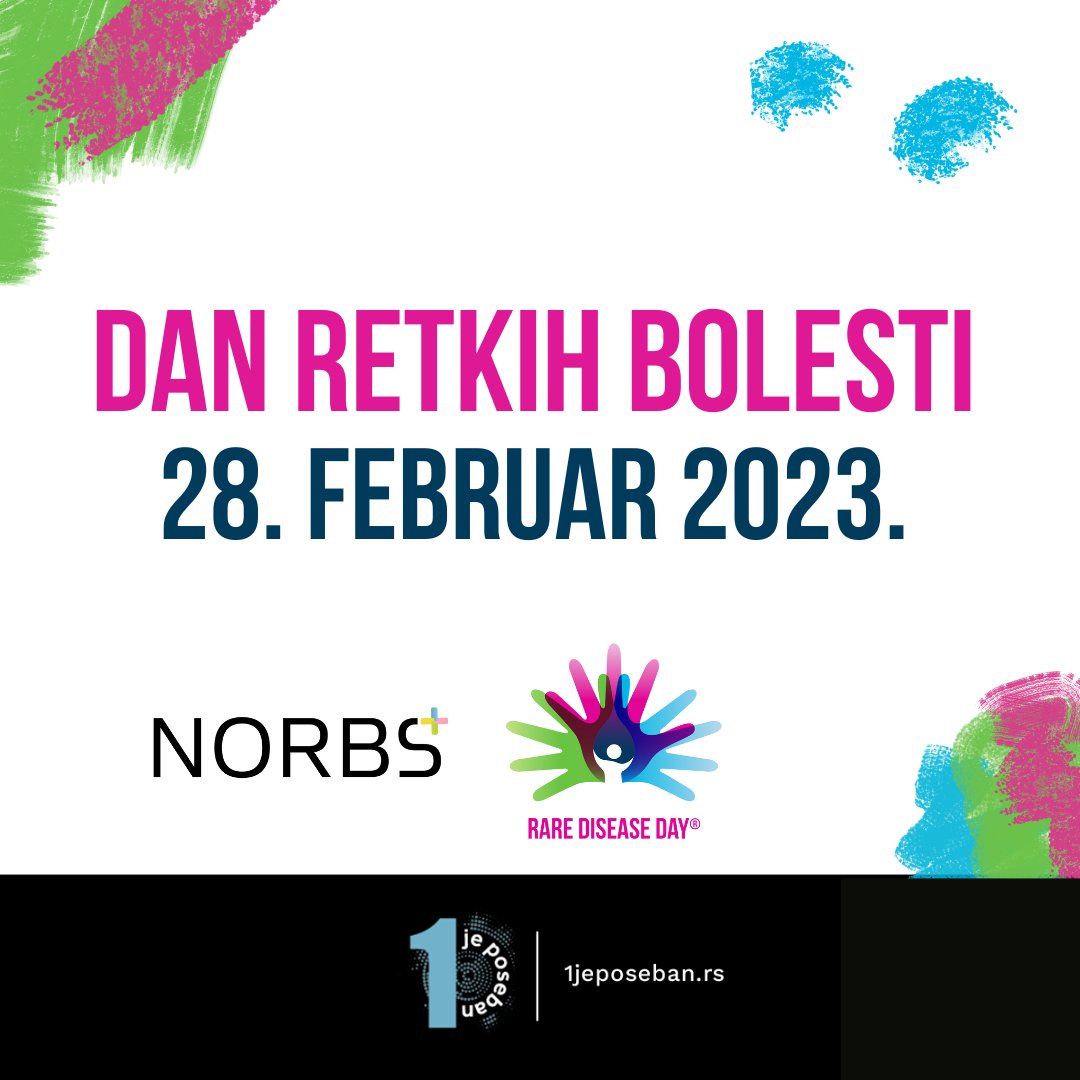 NorbsPlus's tweet photo. Danas se obeležava Dan retkih bolesti 2023!
Danas možete biti jedni i posebni, i vašom donacijom pomognete nabavku medicinsko-tehničkih pomagala za osobe sa retkim bolestima.
#norbsplus #1jeposeban #retkebolesti
https://t.co/1Bd9NXS49S #RareDiseaseDay https://t.co/3jQnTPVBva