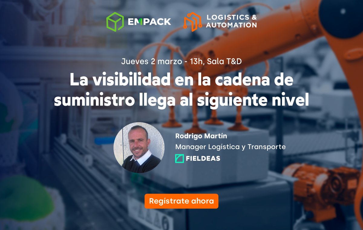 FIELDEAS (@fieldeas) on Twitter photo 🦾 Nos vemos en <a href="/LogisticsSpain/">Logistics & Automation Spain</a>
➡ Inscripciones bit.ly/3IDgY2q
#SupplyChainVisibility #Logistica #SupplyChain #CadenaSuministro 🦾 Nos vemos en <a href="/LogisticsSpain/">Logistics & Automation Spain</a>
➡ Inscripciones bit.ly/3IDgY2q
#SupplyChainVisibility #Logistica #SupplyChain #CadenaSuministro