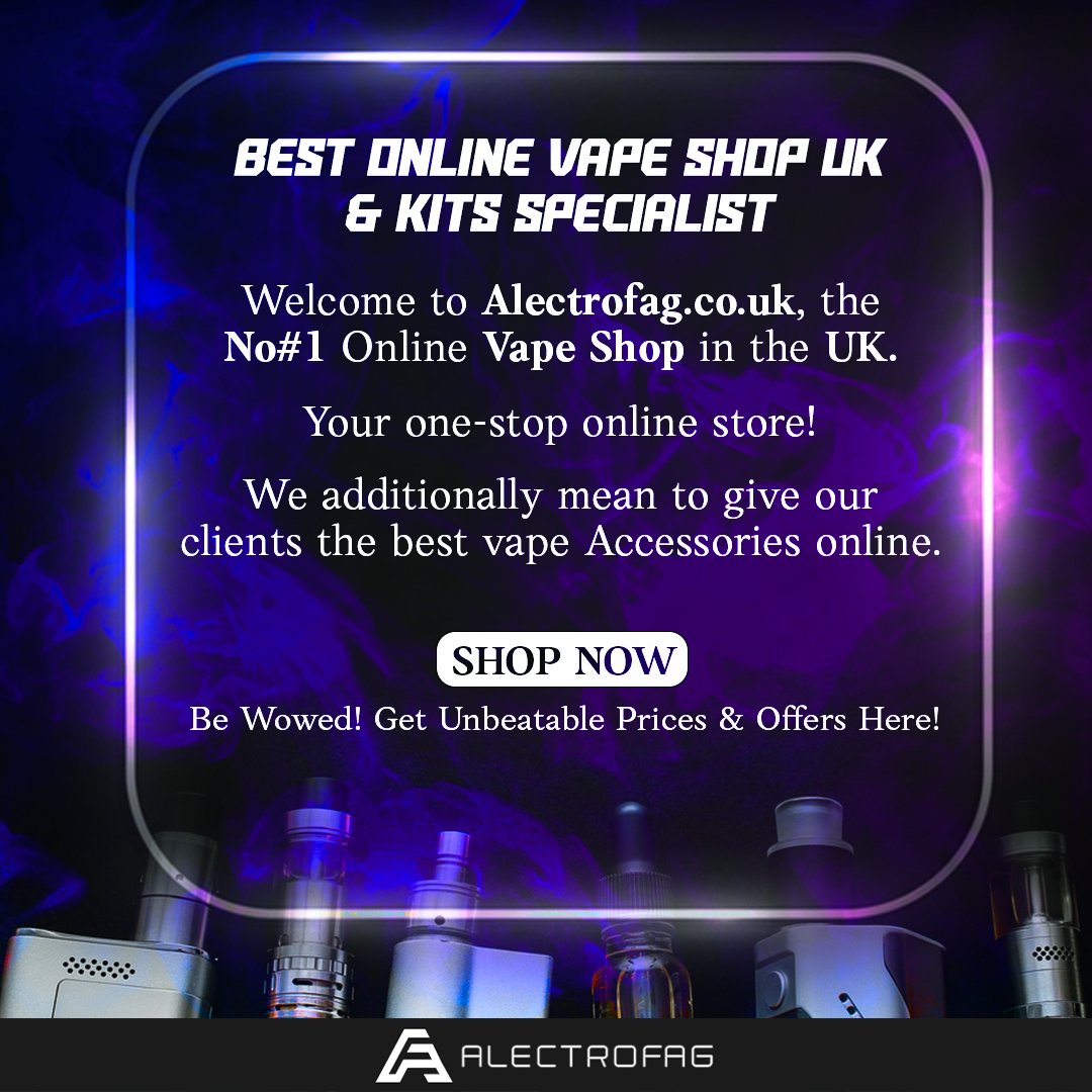 We’re here for you! Shop Now the premium stock at unbelievable prices.🙌

Visit: alectrofag.co.uk
.
.
.
#Alectrofag #LowestPriceOffer #disposablevape #VapeDeals #VapeUK #VapeStoreUK #HotSelling #TopSelling #VapeStore #ECigStore