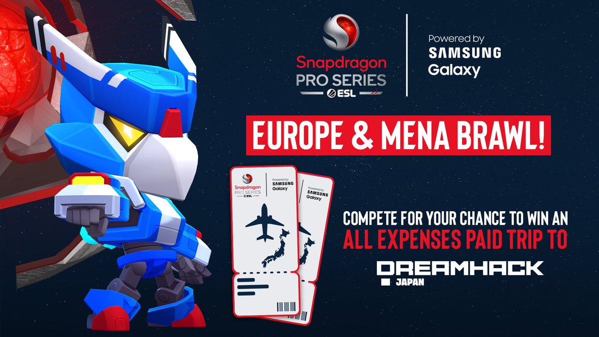 ESL Brawl Stars (@ESLBrawlStars) on Twitter photo 2023-02-28 10:20:32 REMINDER - Today is the Europe & MENA Brawl - Open Qualifier 5๏ธโฃ day! ๐คฉ Sign-ups and details: play.eslgaming.com/brawlstars/gloโฆ Check-in starts 17:30 CET | Matches start 18:00 CET #SnapdragonProSeries @Brawl_esports REMINDER - Today is the Europe & MENA Brawl - Open Qualifier 5๏ธโฃ day! ๐คฉ Sign-ups and details: play.eslgaming.com/brawlstars/gloโฆ Check-in starts 17:30 CET | Matches start 18:00 CET #SnapdragonProSeries @Brawl_esports