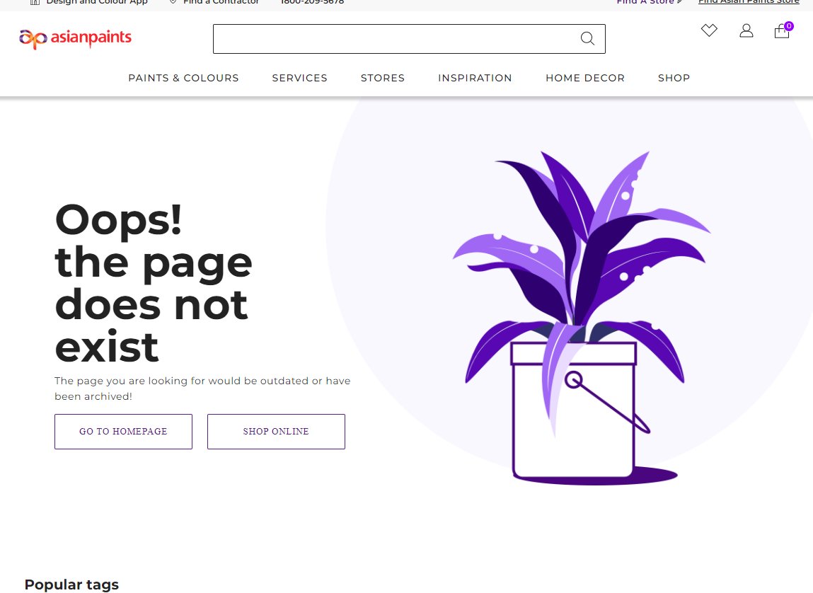AmarnathGopalan's tweet photo. @asianpaints You need to fix your website before I can fix my wall :) 
#asianpaints https://t.co/S4B7vjO165