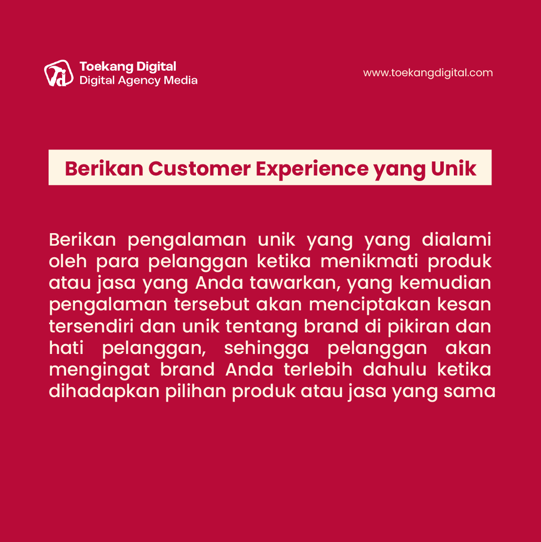 toekangdigital's tweet photo. Untuk membuat #pelanggan lama terus kembali, upaya yang diperlukan pun lebih mudah, dengan biaya lebih murah, daripada mencari #customer baru. Ada 4 cara yang dapat Anda lakukan untuk membuat customer Anda betah #berlangganan. https://t.co/jDcxvavCti