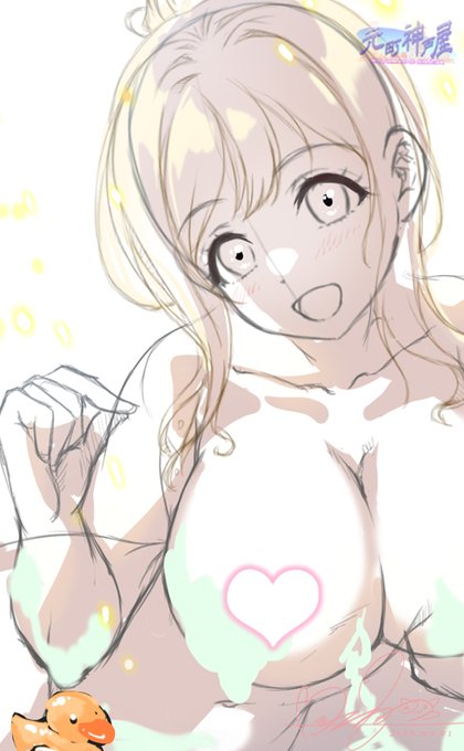 下描きしてます～💕
#wip 