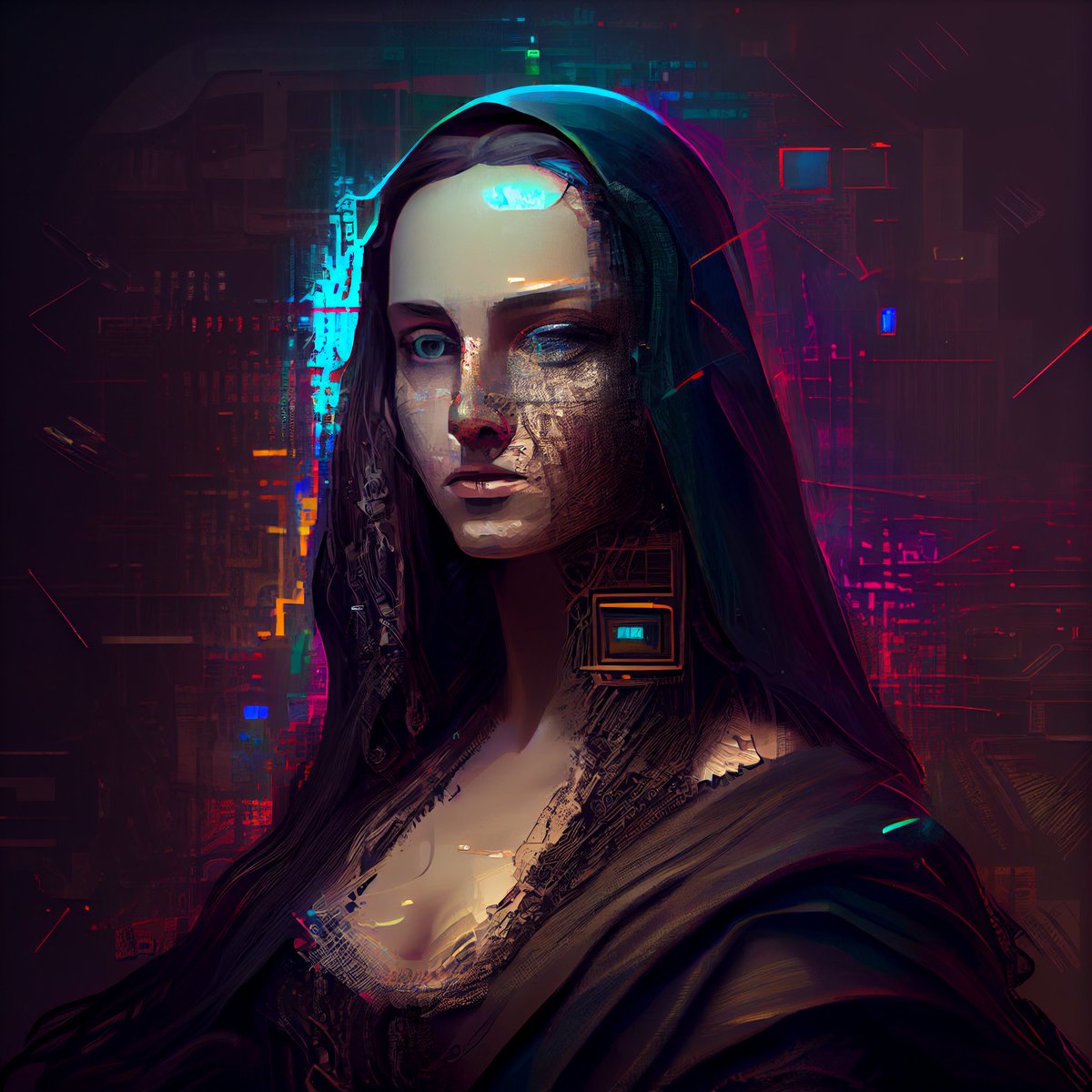 #AIArt #Midjourney #MonaLisAI