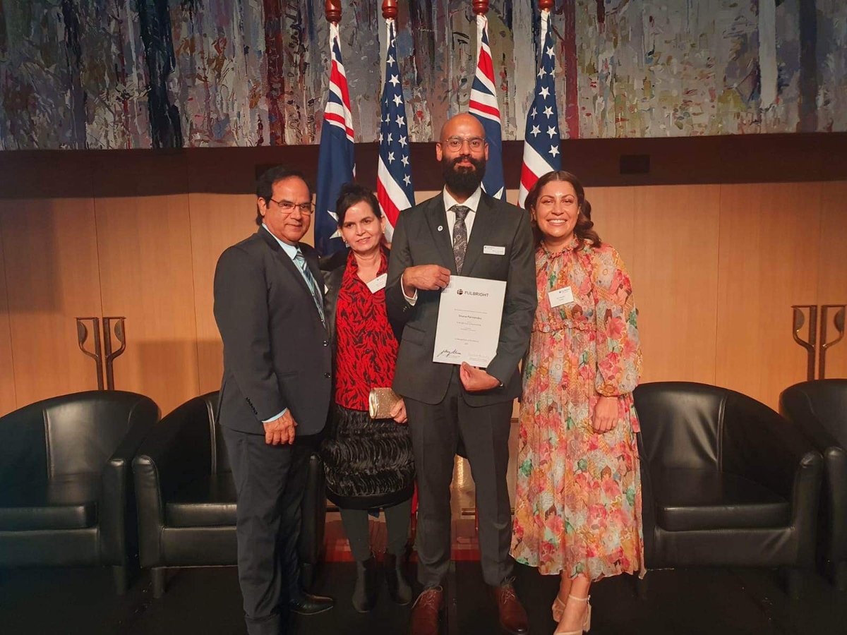 This guy!! A fullbright scholar!! Feeling so lucky I get to be proud of <a href="/shanemfernandez/">Shane Fernandez</a> as both a friend and a supervisor. This is just the start of all the amazing things you’re going to achieve!! <a href="/CPH_ECU/">Centre for Precision Health</a> <a href="/EdithCowanUni/">Edith Cowan University (ECU)</a> <a href="/FulbrightAUS/">Fulbright Australia</a>