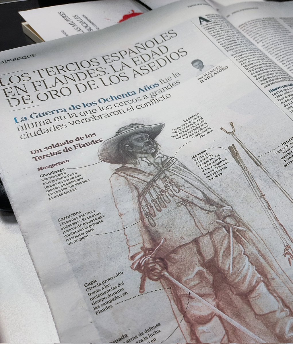 Vamos con Tercios en Flandes! Ha quedado chula la doble, aunque esté mal que lo diga yo 😂 grandísimo, chulísimo y todos los ísimos el gráfico de CG Simon. Se puede ver entero en web y en el periódico. Y gracias a <a href="/joseluer45/">José Luis Hernández</a> <a href="/JuanVCarboneras/">Juan Víctor Carboneras</a> Enrique Martínez Ruiz y otros muchos