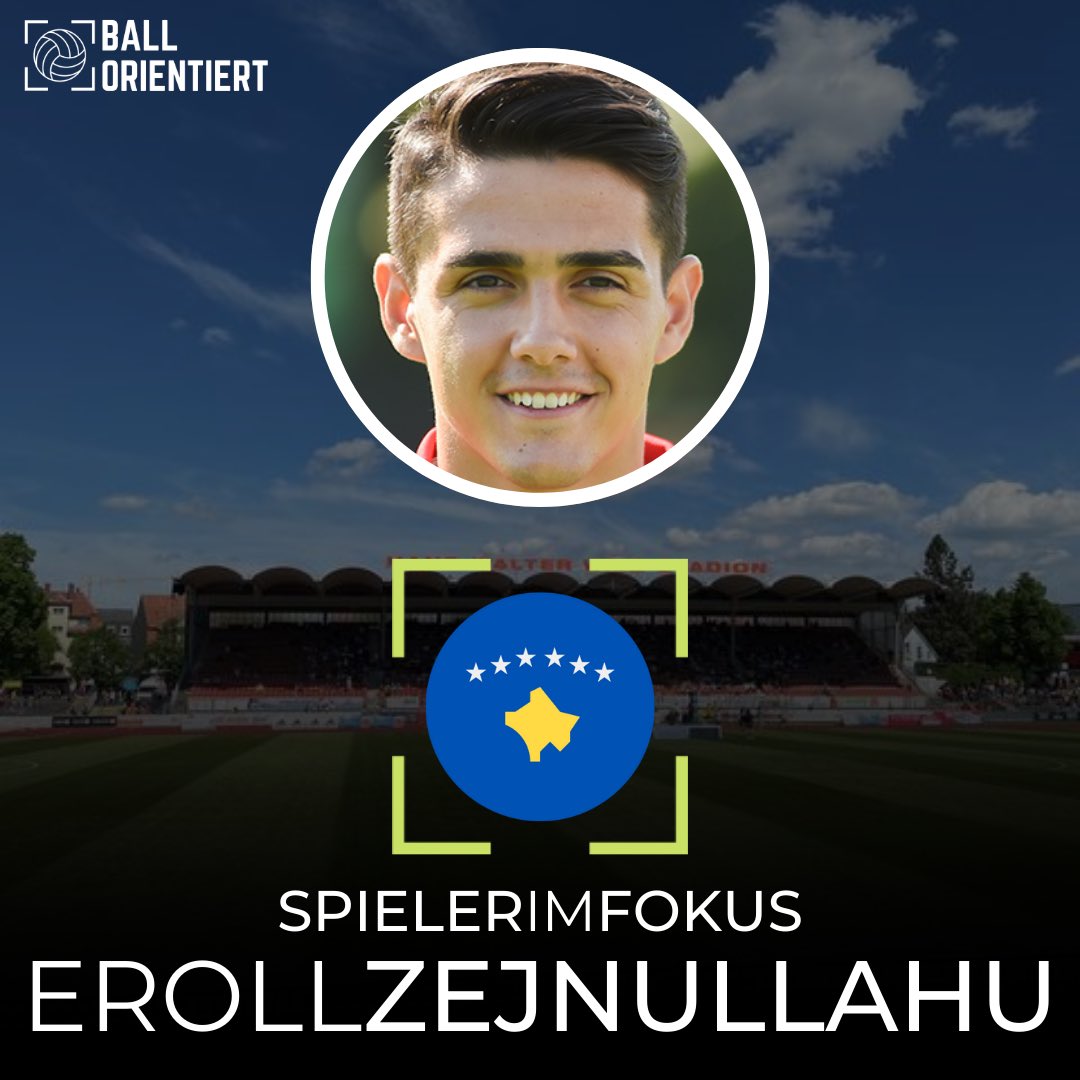 ballorientiert's tweet photo. 🔍 Spieleranalyse Eroll Zejnullahu 

In der 3. Liga gibt es kaum einen Offensivmann, der mehr Kreativität bieten kann als Eroll Zejnullahu.

Wir nehmen für euch den Spieler der SpVgg Bayreuth genauer unter die Lupe! (1/7)

#oldschdod #spvggbayreuth #totw #kosovo https://t.co/CV34bqrYBG