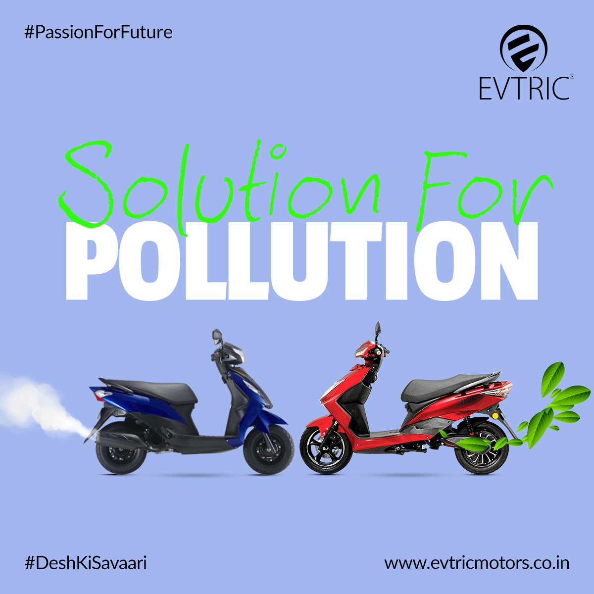 EvtricL's tweet image. When there is an EVTRIC on road it means no more pollution for the upcoming generation.
#EVinIndia #MakeInIndia #SolutionForPollution #pollution #MadeInIndia #Electrifying #PassionforFuture #DeshKiSavaari