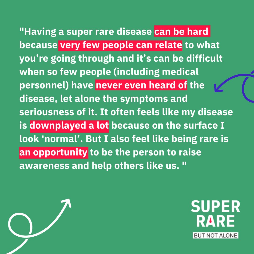 PNHSupport's tweet photo. It’s Rare Disease Day! We asked members of our community what it was like to have a Super Rare Disease. Here is what they said. Can you relate?
#superrare #rarediseaseday2023 #rarediseaseday #superrarebutnotalone https://t.co/zufUZ5Yfq0