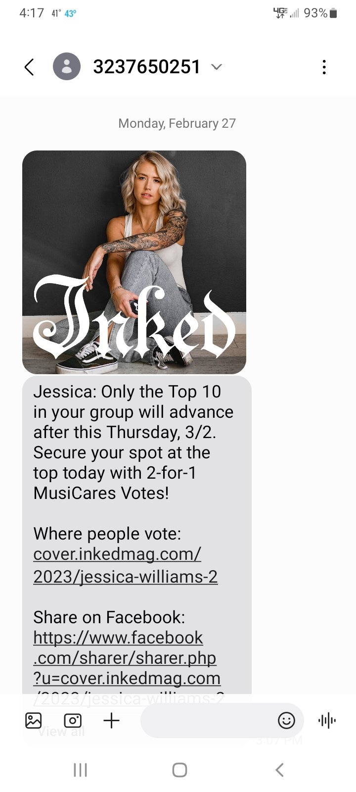 Jessie Williams (JessieEthering5) / Twitter