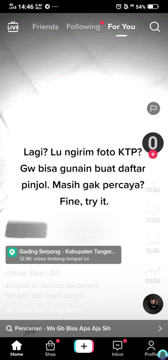 tanyakanrl's tweet photo. 💚 klian hati2 yah, w4 gb serem bgt cuyyy. bisa jdi yg nomornya dipake buat daftar pinjol tu gara2 pernah pake/ketemu user gb w4. tiati dahh https://t.co/K7u57XN65r