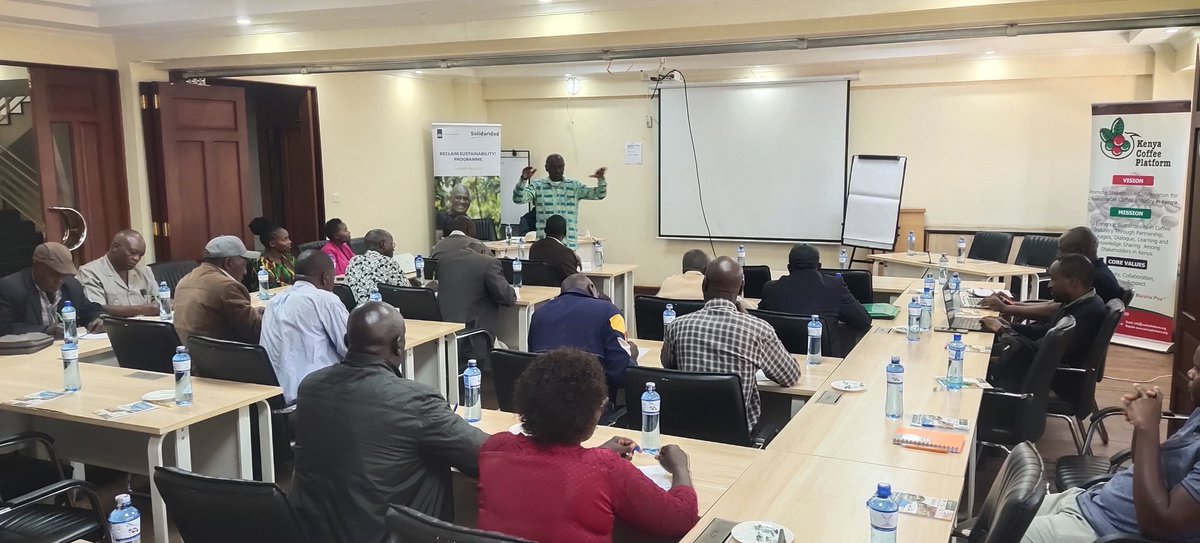 The <a href="/Sautiyakahawa/">Kenya Coffee Platform</a> and <a href="/SolidaridadECA/">Solidaridad East and Central Africa</a>  held a sensitization meeting with Trans Nzoia County Coffee Stakeholders on formation of the County Coffee Platform.
In attendance: Hon. Phanice Khatundi,CECM Agric. County Director Agric. and Farmer representatives.