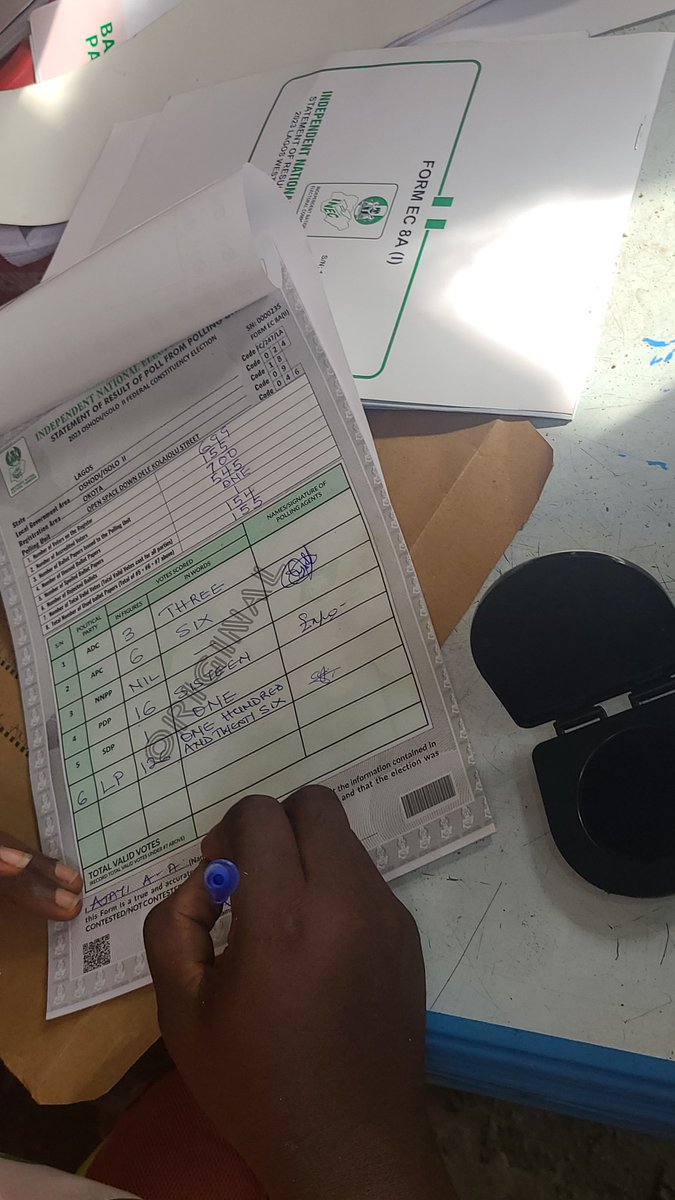 JaydeeStitches's tweet photo. @NgLabour I'm not an agent but these results are from my PU. They're for Presidential, Senatorial (no candidate for LP) and House of Reps respectively. https://t.co/RIFMLKhgsz