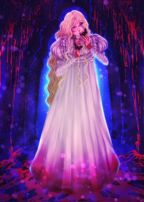 "Ghosts are real, that much I know. I've seen them all my life..."Here's my piece for ! I had the privilege of drawing Edith Cushing from Crimson Peak, one of my favorite horror movies of all time  