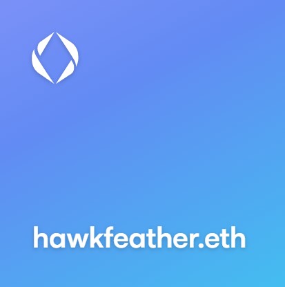 noodlependraw's tweet photo. Could be your lucky charm.
Open for offer.
HawkFeather.eth
#ens #ensdomain #domainname #nft #web3 #hawkfeather #hawk #feather #eth #ethereum #lucky #charm #luckycharm #ensdomainname https://t.co/XVvwRYwBgm