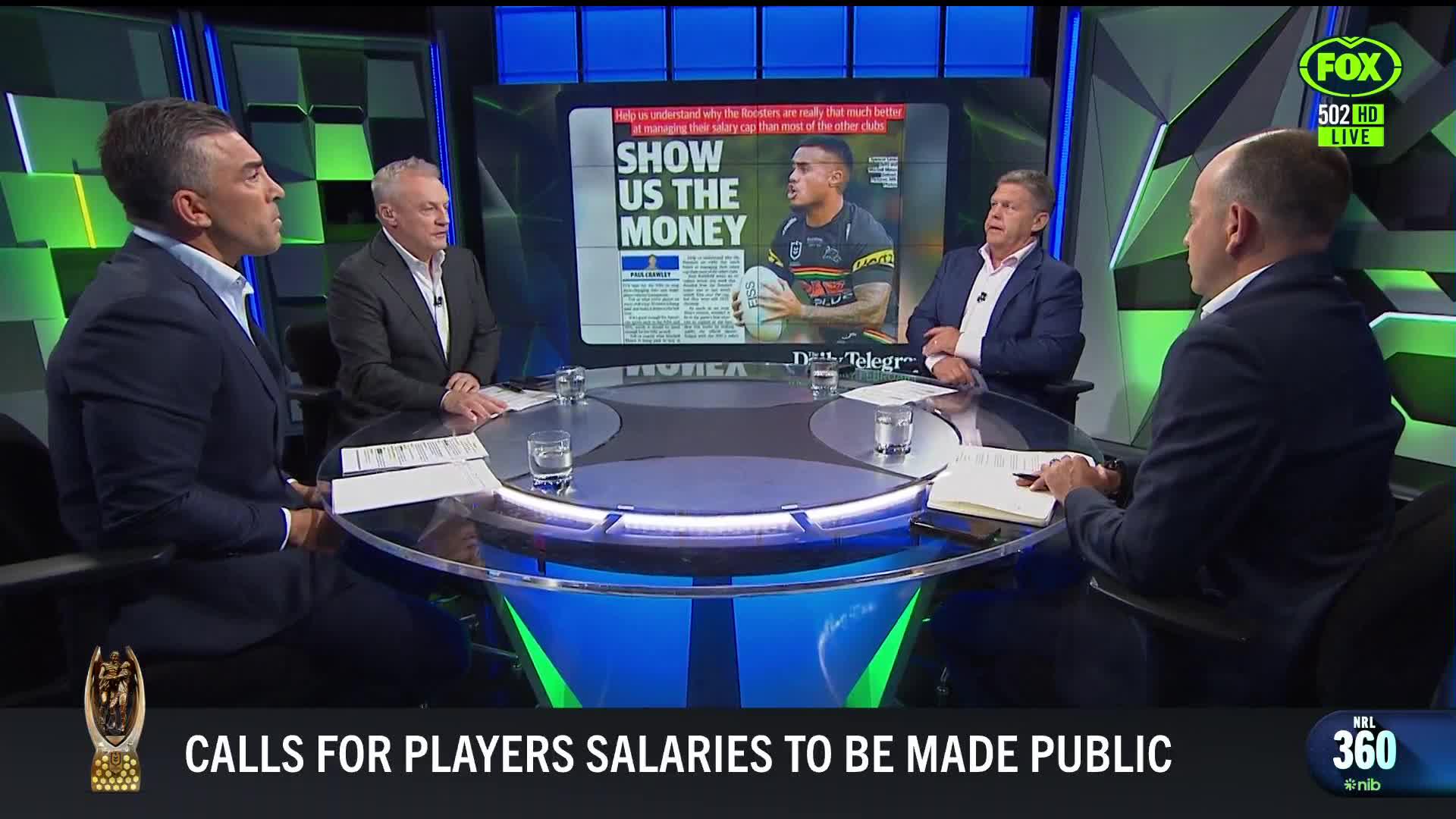 Fox League on Twitter: "Crawley is adamant that players' salaries should be  made public. What are your thoughts? 🤔 📺 Watch #NRL360 on @Foxtel CH 502  or stream on @kayosports https://t.co/NUcyGh3B5C https://t.co/cdkNnCxNkC" /