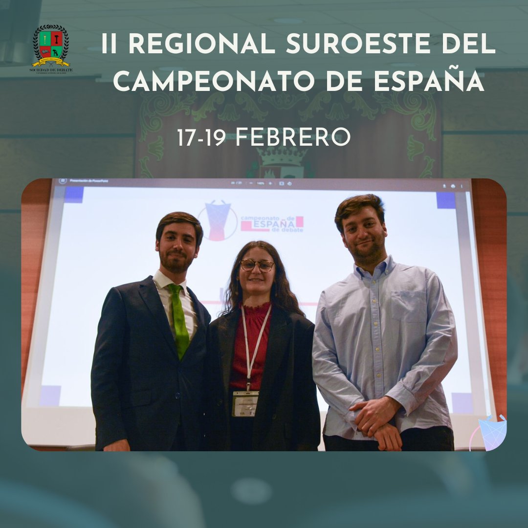 debatesuam's tweet photo. El pasado fin de semana participamos en el II Regional Suroeste del Campeonato de España de Debate (@espanadebate). Por segundo año consecutivo, la SDUAM volvió a arrasar: https://t.co/XVeola1b9U