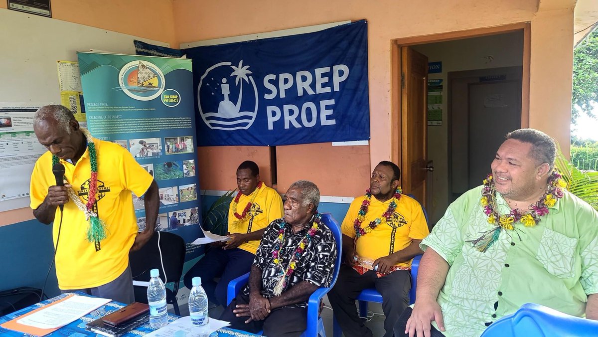 stuk6453's tweet photo. Well done @govofvanuatu @SprepChannel @theGCF #VanKIRAP project, launching 4th 🇻🇺community climate centre on Tanna-enhancing capacity of community incl/farmers+fishermen to access and use Climate Information Services to support livelihoods https://t.co/pMAx5KmMUt