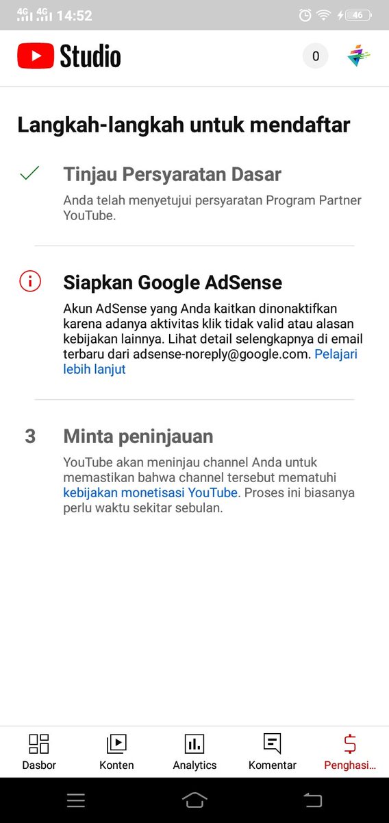 erwinpuga's tweet photo. @TeamYouTube saya sudah ganti email tetapi masih seperti ini, bagaimana solusinya?
I've changed email but it's still like this, what's the solution? https://t.co/GjGefJJlYV