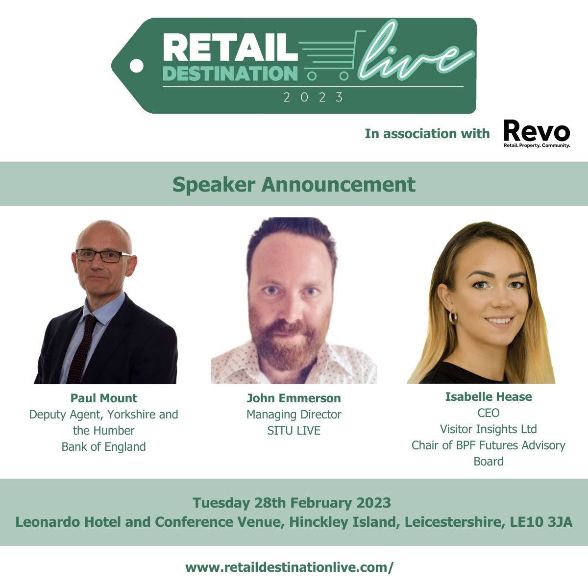 Isabelle Hease, our CEO, is looking forward to talking on Future Gazers panel at #RDLive23 today.
#retail #realestate