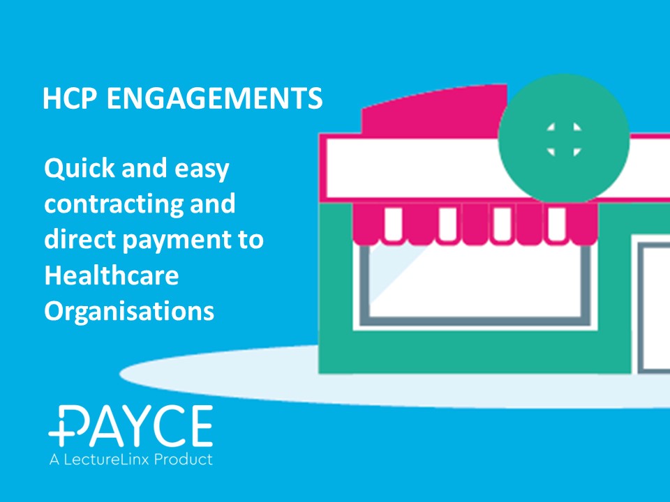 PAYCEportal's tweet image. PAYCE is an intuitive &amp;amp; governed platform for managing #HCO engagements.  #PAYCE allows these typically complex engagements to be managed from one central resource, recognising the need for flexible contracting  with a range of institutions. #Pharma 
payceportal.com/hcp-engagements