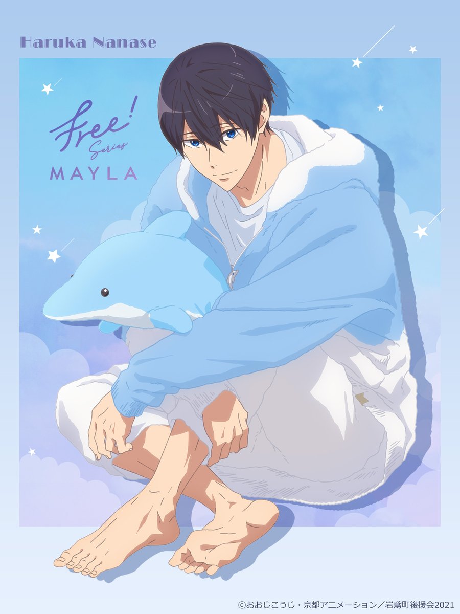Free! ルームウェア　ラウンジウェア　七瀬遙 ☁受注開始☁ Produced by #MAYLA Free! Series スペシャルタイアップ