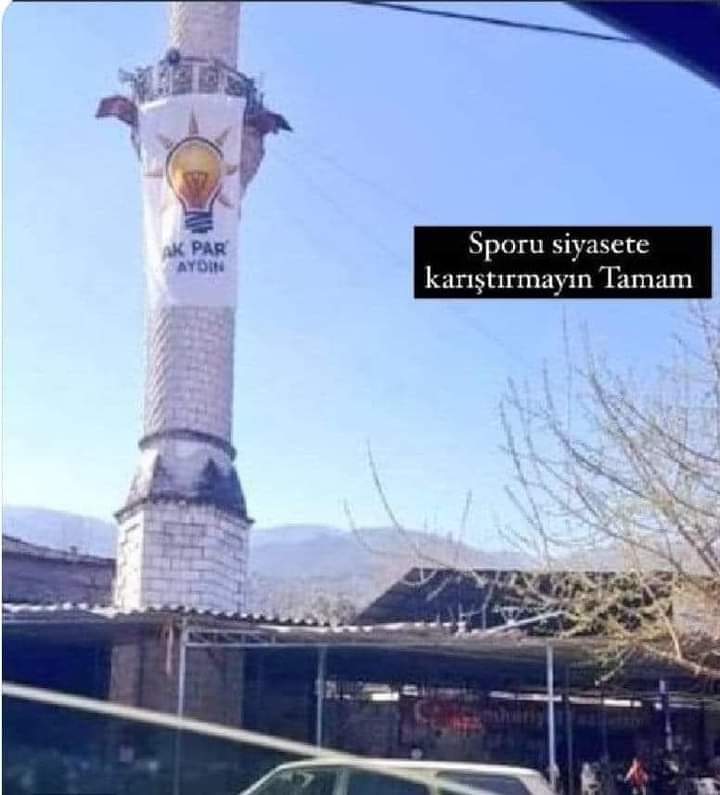 Spor siyasete karıştırılmamalı. Haklısınız.