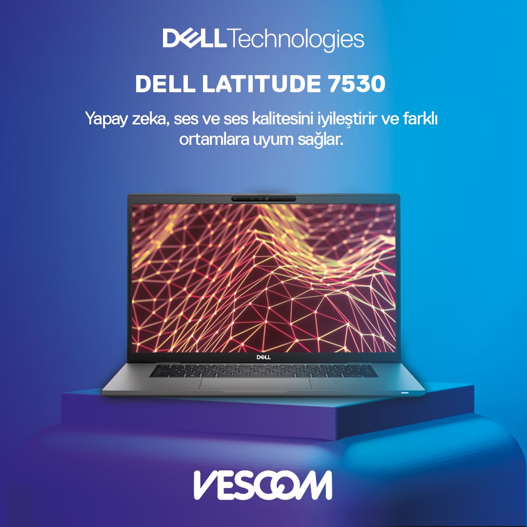 DELL LATITUDE 7530 
Yapay zeka, ses ve ses kalitesini iyileştirir ve farklı 
ortamlara uyum sağlar. 

#dell #delllatitude #delllatitude7530 #laptop