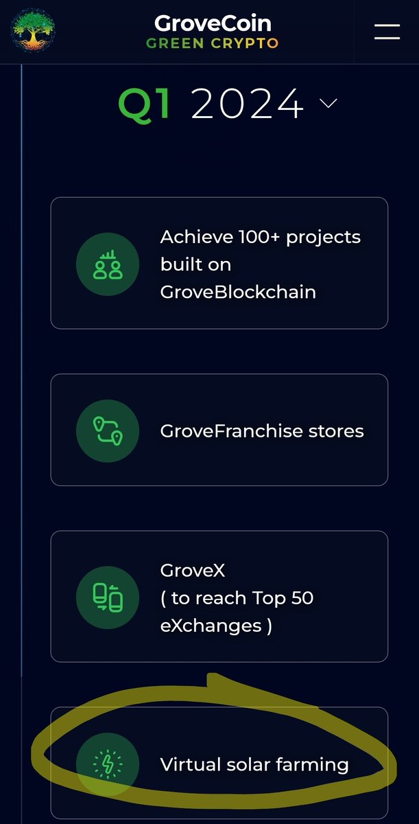 By the time next year, likely earlier if history repeats,  we will have #VirtualSolarFarming 
... 
Real world Assets driven by the #GroveChain ...
#PayAttention #Paytience #Pays