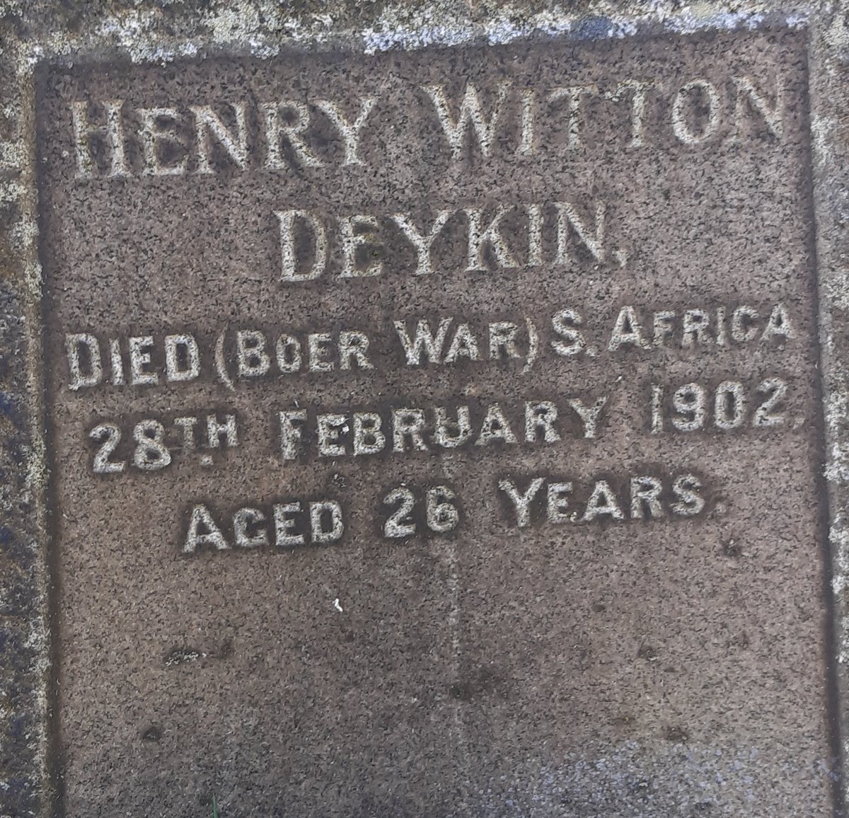 InscriptionsWw1's tweet photo. #RememberedHere
Henry Witton Deykin
Died Boer War 28 February 1902
Aged 26
Cecil John Deykin (Jack)
Killed in #France 23 July 1916
Aged 28
#WittonCemetery #Birmingham
#WW1 #BoerWar #LestWeForget
Online records via https://t.co/BqCIKs1h0l https://t.co/9KWIh0H4yp