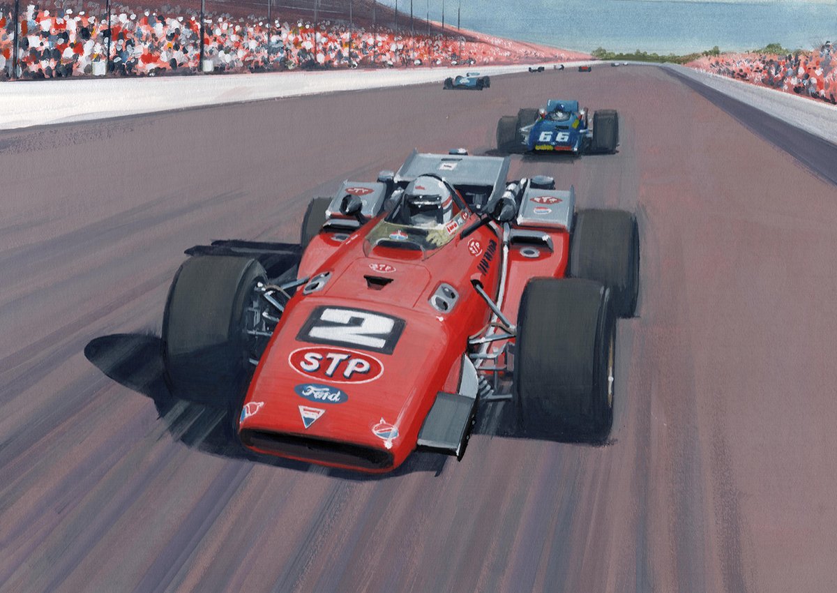 Mario Andretti was born in Italy OTD in 1940. He won 12 #F1 #GP’s and the 1978 #WDC driving for #Lotus. He raced in #Indycar 407 times, won 4 titles, the 1969 #Indy500 (see below) and his last race at the age of 53, taking pole at 234 mph! He also won in NASCAR and Sportscars.